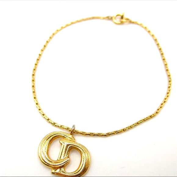 Authentic Cristian Dior vintage Gold plated Bracelet - Picture 1 of 9